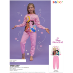 PIGIAMA FELPA  ML PRINCIPESSE   F  DY50A8307  TG.3/4-9/10ANNI