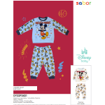 PIGIAMA ML  FELPA  MICHEY M DY32P3431  TG.12-30MESI