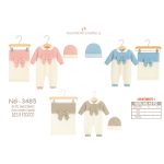 COMPLETO 3PZ  COTONE NAZARENO GABRIELLI X  ART.NG3485 DIS9  TG.0/1-1/3