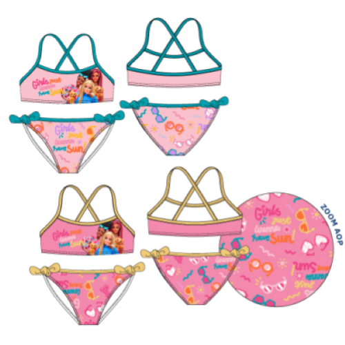 BIKINI  MARE BARBIE  F  ART.EZ18019   TG.4-10ANNI