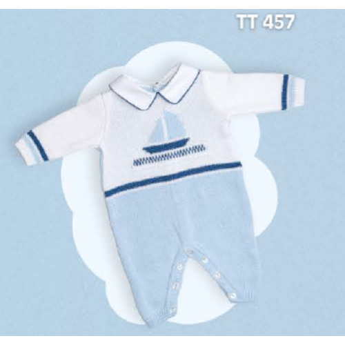 TUTINA COTONE  TENERI E BELLI  M ART.TT457  TG. 0/1-1/3MESI