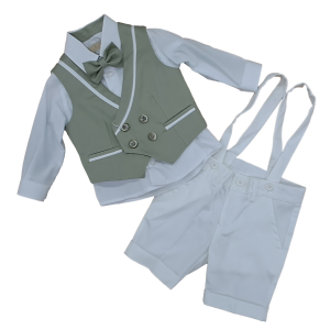 COMPLETO GILET  4PZ ELEGANTE   M ART.926  TG.3-18MESI