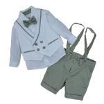 COMPLETO GILET  4PZ ELEGANTE   M ART.928  TG.6-9MESI