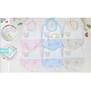 BAVETTA TELA AIDA  MIO PICCOLO  CONF.6PZ  ART.108 DIS.316