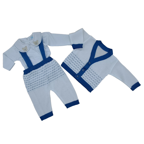 SALOPET E GIACCA   LA MARGHERITA  M  ART.M174/   TG.0/1-1/3MESI