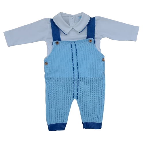 TUTINA SALOPT COTONE   LA MARGHERITA  M  ART.M175/51   TG.0/1-1/3MESI