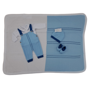 TUTINA SALOPT COTONE   LA MARGHERITA  M  ART.M175/51   TG.0/1-1/3MESI