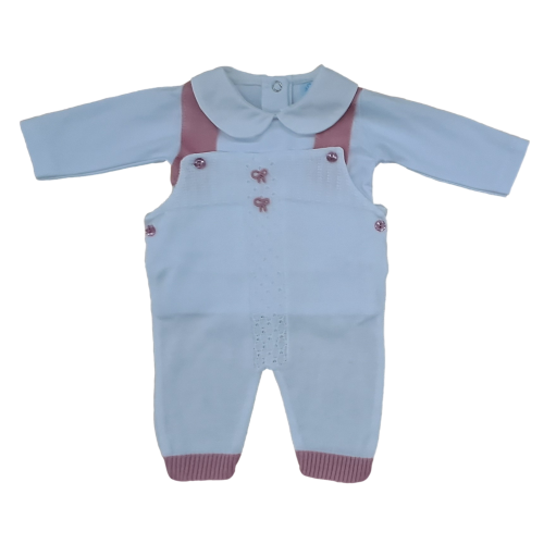 TUTINA SALOPET COTONE   LA MARGHERITA  F  ART.M164/51   TG.0/1-1/3MESI