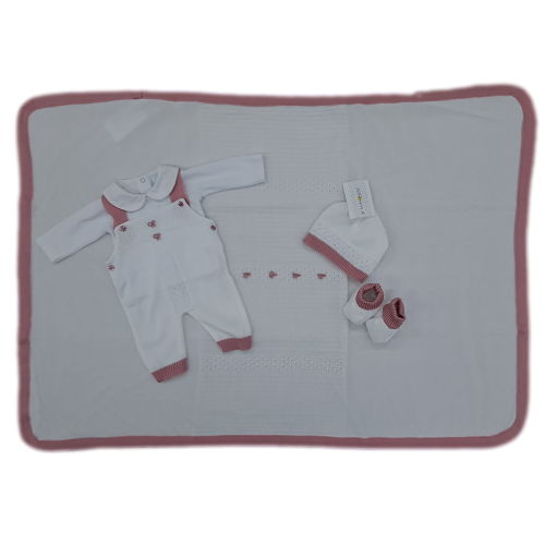 TUTINA SALOPET COTONE   LA MARGHERITA  F  ART.M164/51   TG.0/1-1/3MESI