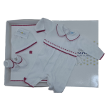 SET CORREDINO COTONE  4PZ LA MARGHERITA F   ART.M167 TG.1-3MESI