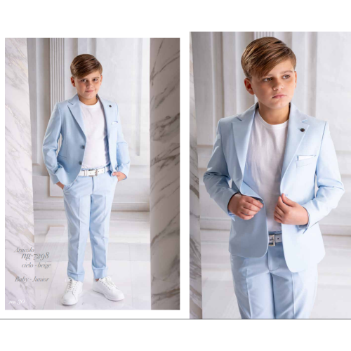 COMPLETO CERIMONIA 3PZ NAZARENO GABRIELLI  M ART.NG7317B  TG.24-32