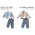 COMPLETO GIUBBINO 3PZ M  ART.SBBO1269  TG.3/6-12/18MESI