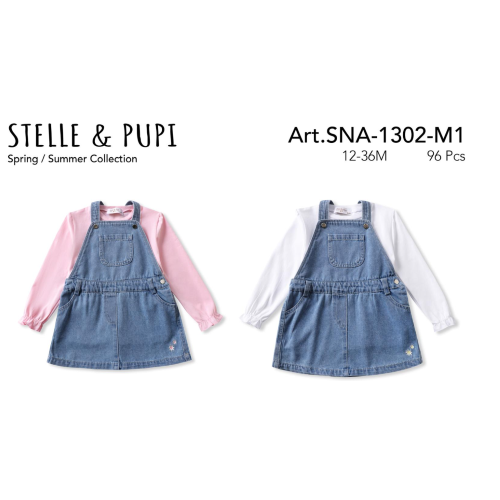 COMPLETO SALOPET ML 2PZ  F  ART.SNA1302  TG.12-36MESI