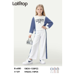 COMPLETO FELPA ML  F ART.BE660  TG.4-12 ANNI