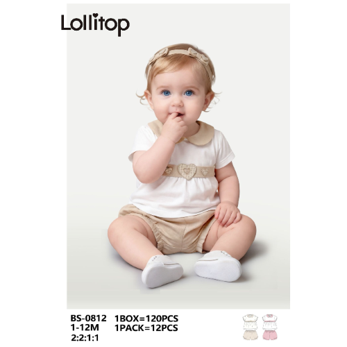 COMPLETO MM  2PZ  F  ART.BS0812  TG.1/3-9/12MESI