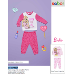 PIGIAMA ML  COTONE  BARBIE F  MT32P4257  TG.12-30MESI