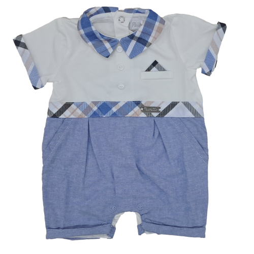 PAGLIACCETTO  GERSI  PASTELLO CHIC   M  ART.PA47AG  TG.0-3MESI