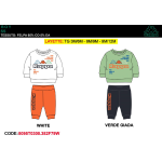 TUTA FELPA COTONE GIRO  KAPPA  M  ART.8095T0300  TG.3/6-9/12MESI