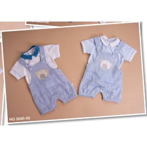 SALOPET 2PZ  GERSI NAZARENO GABRIELLI  M  ART.NG3660 DIS.50   TG.0/1-6/9MESI