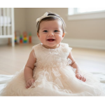 VESTINA BATTESIMO  PAMAR BABY  F ART.2586   TG.6-24MESI