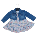 COMPLETO JEANS ML 2PZ  F  ART.LVA1296   TG.1-5ANNI