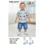 COMPLETO CAMICIA  MM  M ART.S8624   TG.3/6-12/18MESI