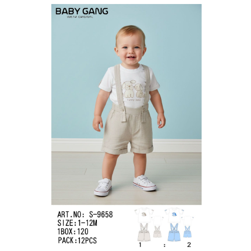 COMPLETO GERSI  MM  M ART.S9658   TG.1/3-9/12MESI