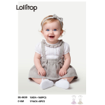 COMPLETO MM  2PZ  F  ART.BS0839  TG.0/3-3/6MESI