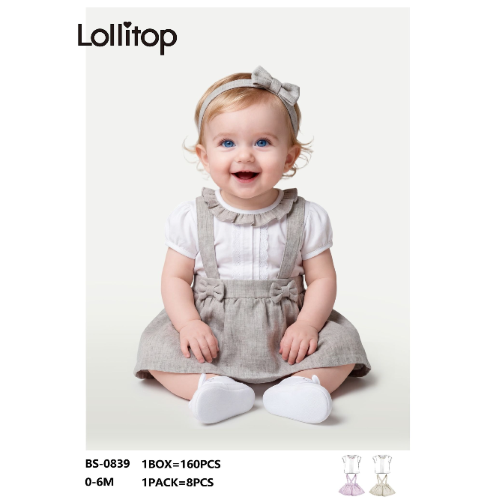 COMPLETO MM  2PZ  F  ART.BS0839  TG.0/3-3/6MESI