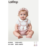 COMPLETO MM  2PZ  F  ART.BS0846  TG.0/3-3/6MESI