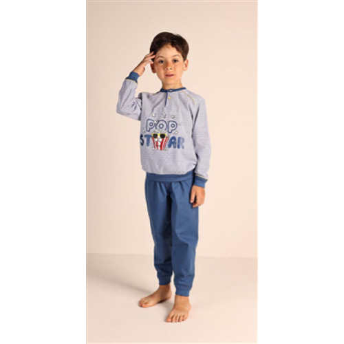 PIGIAMA MANICA LUNGA  COTONE  GARY  M  ART.2130  TG.3-7ANNI
