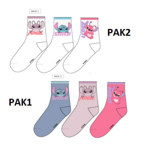 CALZA TENNIS STITCH  TRIS   F ART. EZ06020   TG.23/26-31/34 E307