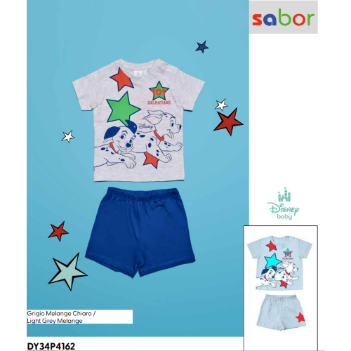 PIGIAMA MM  COTONE  CARICA 101  M   DY34P4162  TG.12-30MESI