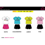 COMPLETO MEZZA MANICA   KAPPA   F  ART.8086K0197  TG.12-36MESI