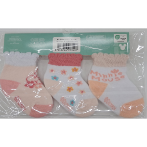 CALZINO NEONATO MINNIE  DISNEY TRIS F  ART.W2 2023