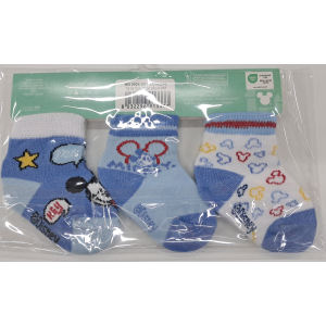 CALZINO NEONATO MICKEY  DISNEY TRIS M  ART.W2 2024