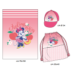 SET TELO MARE CAPPELLINO E SACCA  MINNIE F  ART.WR6006 E756