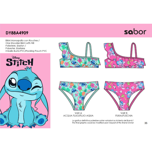BIKINI   MARE STITCH  F  ART.DY88A4909   TG.3/4-9/10ANNI