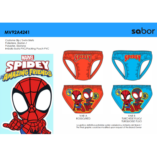 SLIP   MARE  SPIDY  M ART.MV92A4241  TG.12-30MESI