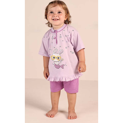 PIGIAMA MEZZA MANICA   COTONE  GARY F  ART.1113  TG.12-24MESI