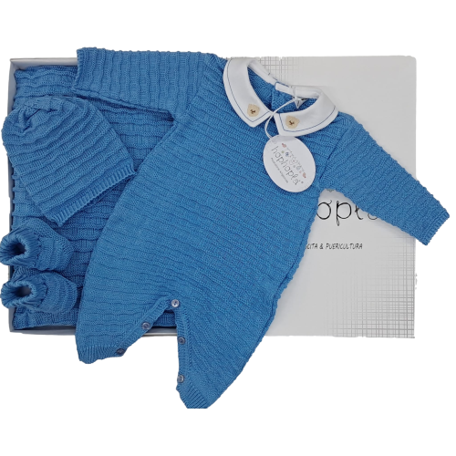 SET CORREDINO  COTONE 4PZ  LA MARGHERITA  M  ART.0660  TG.1/3MESI