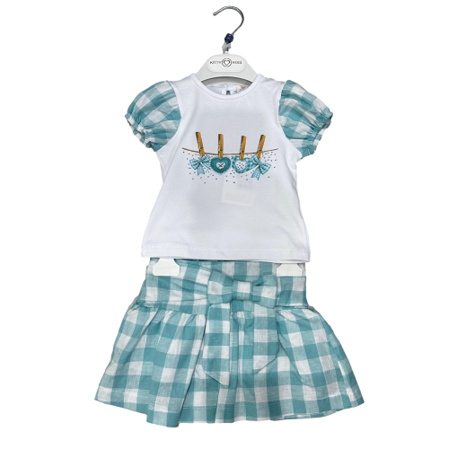 COMPLETO  MEZZA MANICA  KITTY KISS  F ART.5755/5756  TG.9-30MESI