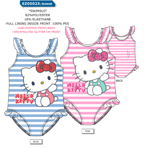 COSTUME   MARE INTERO HELLO KITTY  F  ART.EZ05025   TG.12-36MESI