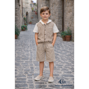 COMPLETO TESSUTO 2PZ NAZARENO GABRIELLI ART.NG4470  TG.3-7ANNI