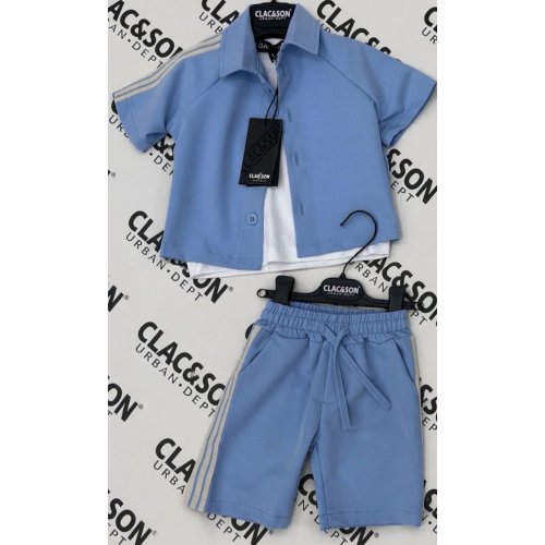 COMPLETO   TESSUTO 3PZ NAZARENO CLAC&SON ART.CS1319  TG.12-36MESI