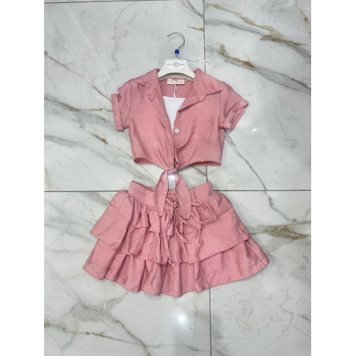 COMPLETO  TESSUTO 3PZ F  KITTY KISS   ART.5467C   TG.3-7ANNI