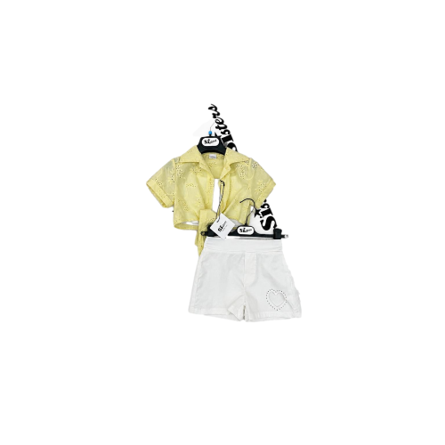 COMPLETO CAMICIA SANGALLO ART.SI3280 3PZ F TG.3-7 ANNI