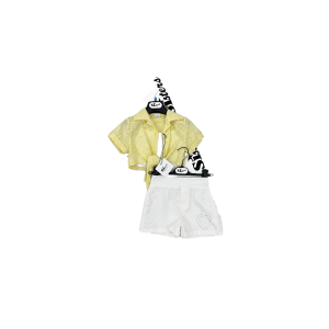 COMPLETO CAMICIA SANGALLO ART.SI3280 3PZ F TG.3-7 ANNI