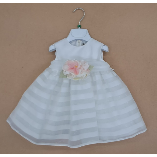VESTINA BATTESIMO  PAMAR BABY  F ART.002651BR  TG.9-24MESI