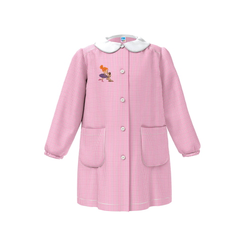 GREMBIULE ASILO SIGGI F ART.33GR4331ROSA  TG.2-6ANNI